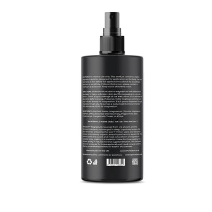 PureZech™ Deep Relief Muscle Recovery 100% Pure Magnesium Spray with Aromatherapy Oil, Castor Oil & DMSO Blend