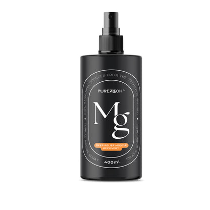 PureZech™ Deep Relief Muscle Recovery 100% Pure Magnesium Spray with Aromatherapy Oil, Castor Oil & DMSO Blend