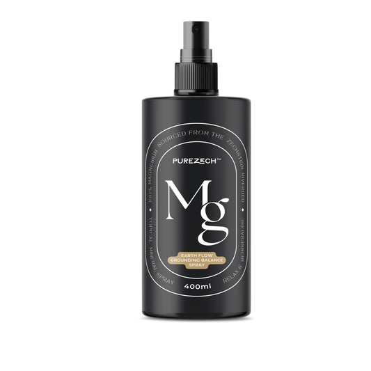 PureZech™ Earth Flow Grounding Balance 100% Pure Magnesium Spray with Aromatherapy Oil & DMSO Blend