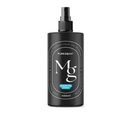 PureZech™ Migra Aid Spray 100% Pure Magnesium Spray with Aromatherapy Oil and DMSO